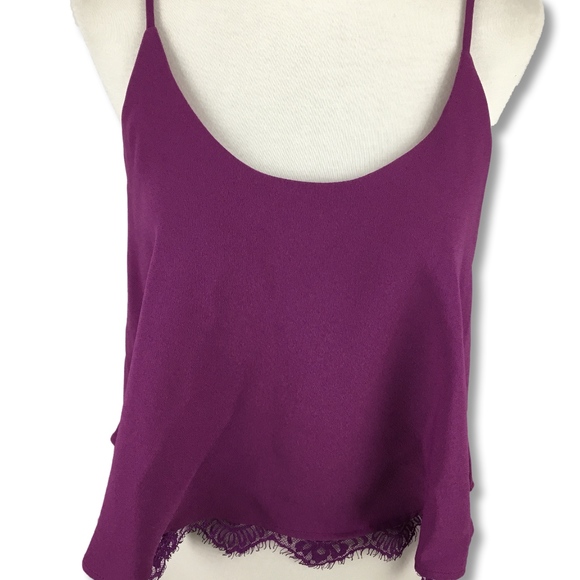 Harlowe & Graham Double Layer Lace Cami - Picture 3 of 8